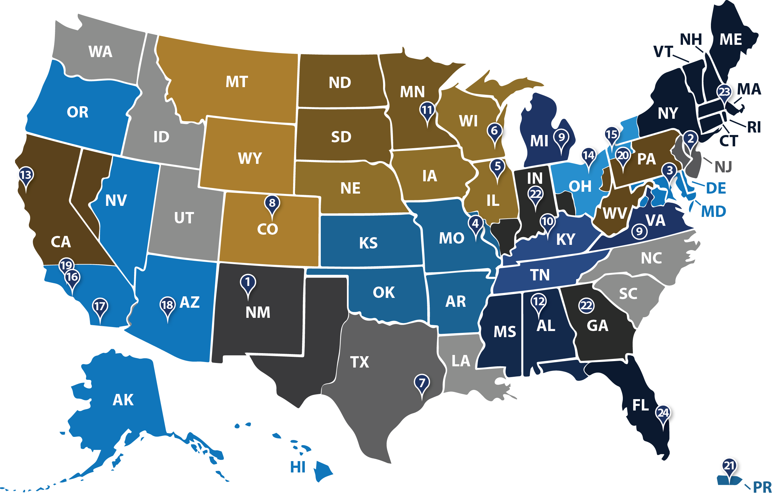 Partner Location Map
