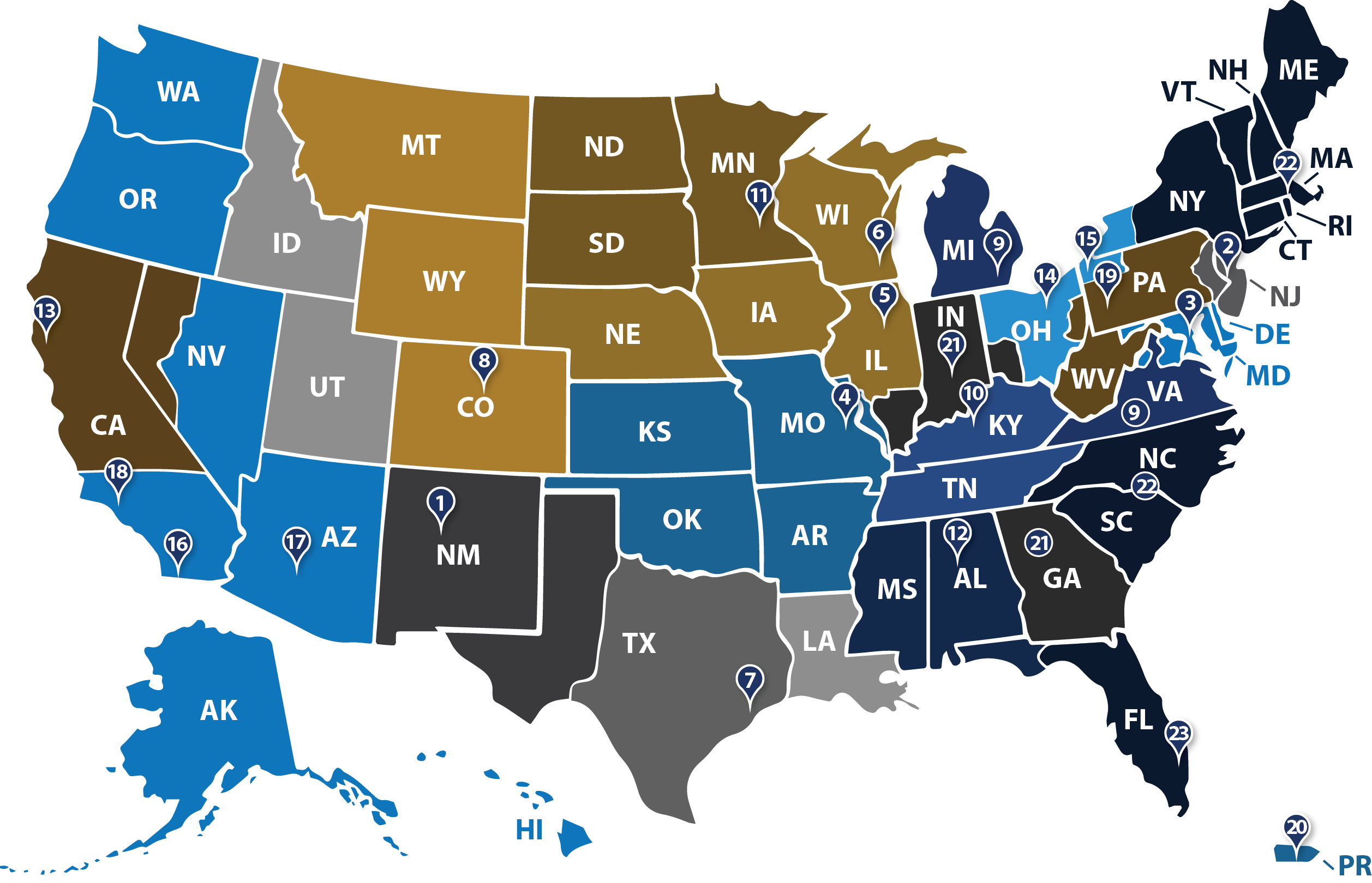 Partner Location Map